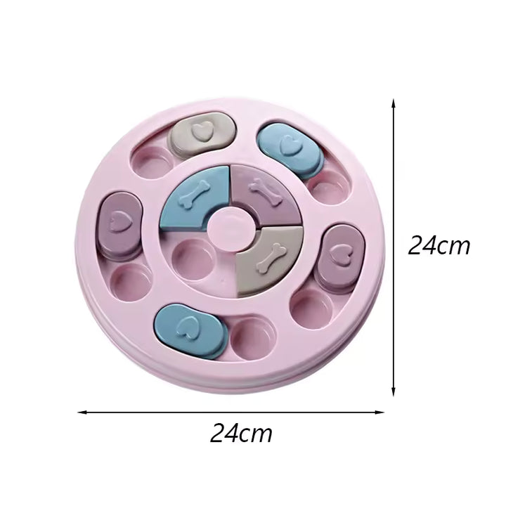 Interactive Slow Feed Dog Puzzle Toy Bowl