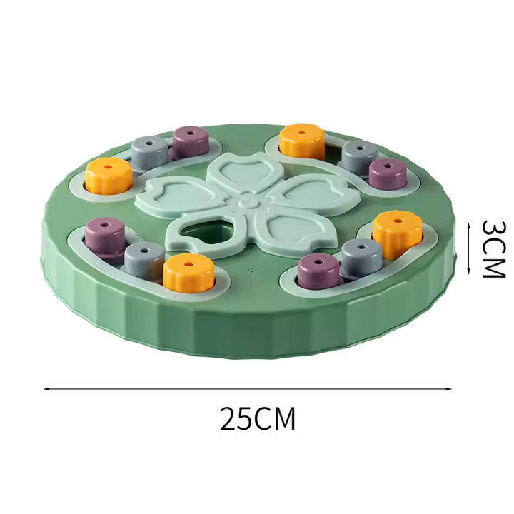 Interactive Slow Feed Dog Puzzle Toy Bowl