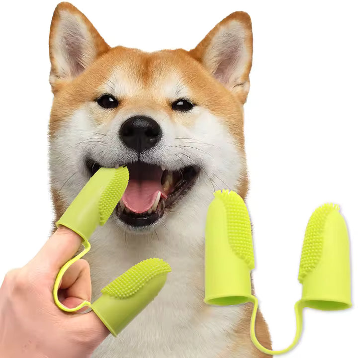Soft Silicone Dog Finger Toothbrush