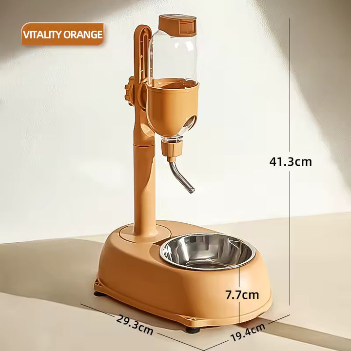 Gravity Water Feeder Dog Bowl