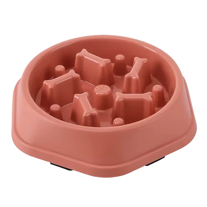 Slow Feed Dog Bowl Non Slip Healthy Feeder