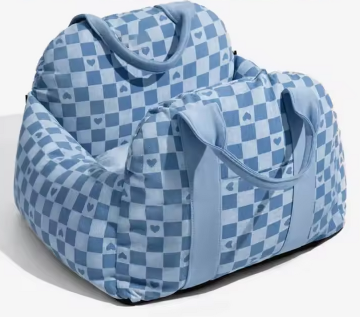 Portable Dog Car Booster Seat Bed