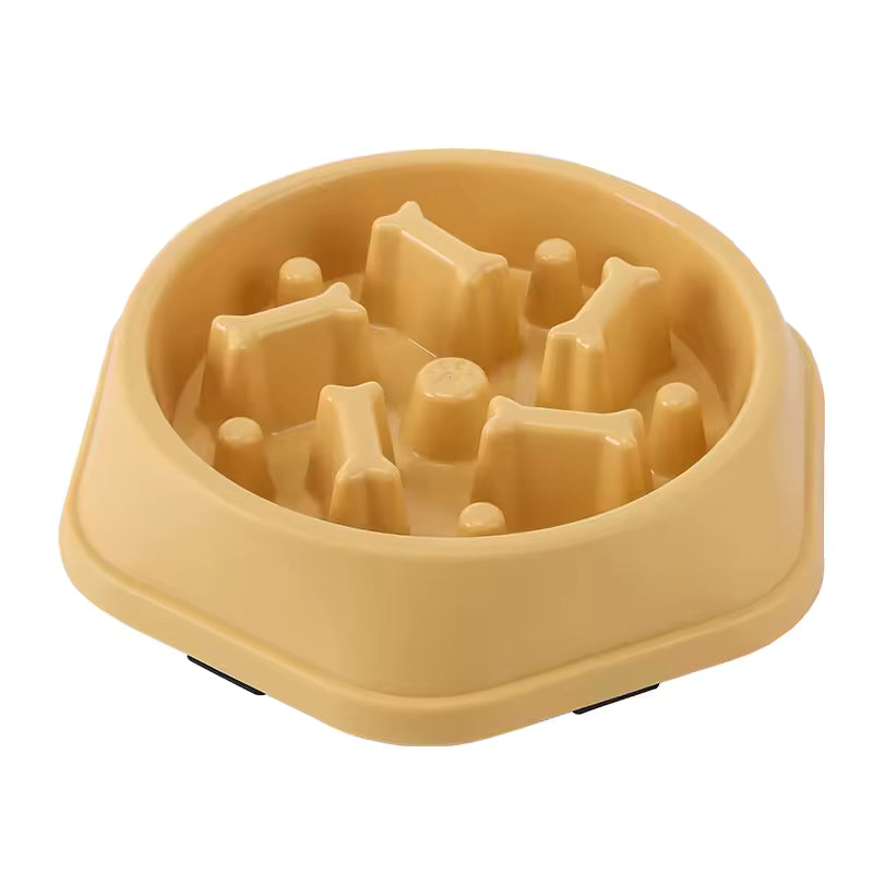 Slow Feed Dog Bowl Non Slip Healthy Feeder