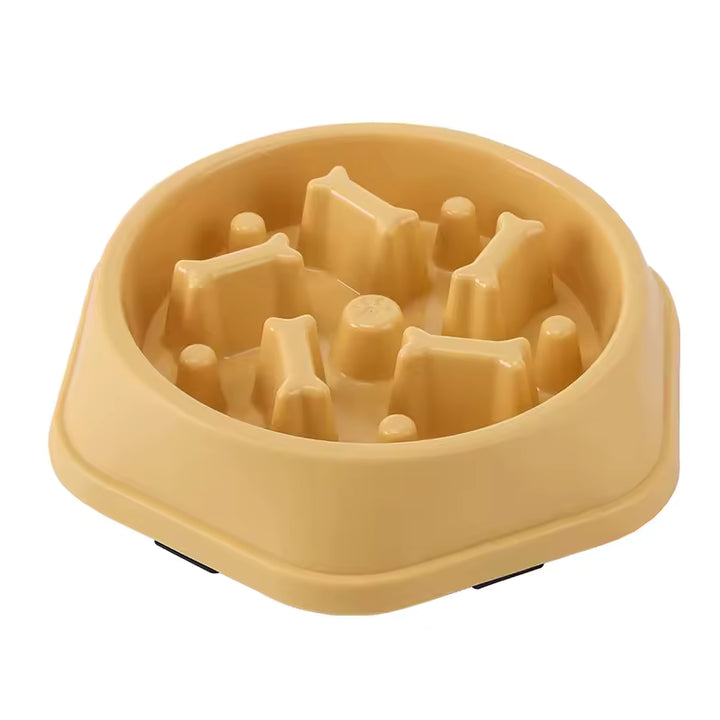 Slow Feed Dog Bowl Non Slip Healthy Feeder